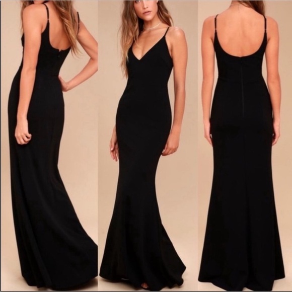 Lulus Dresses & Skirts - Lulu's Elegant Black Maxi Dress